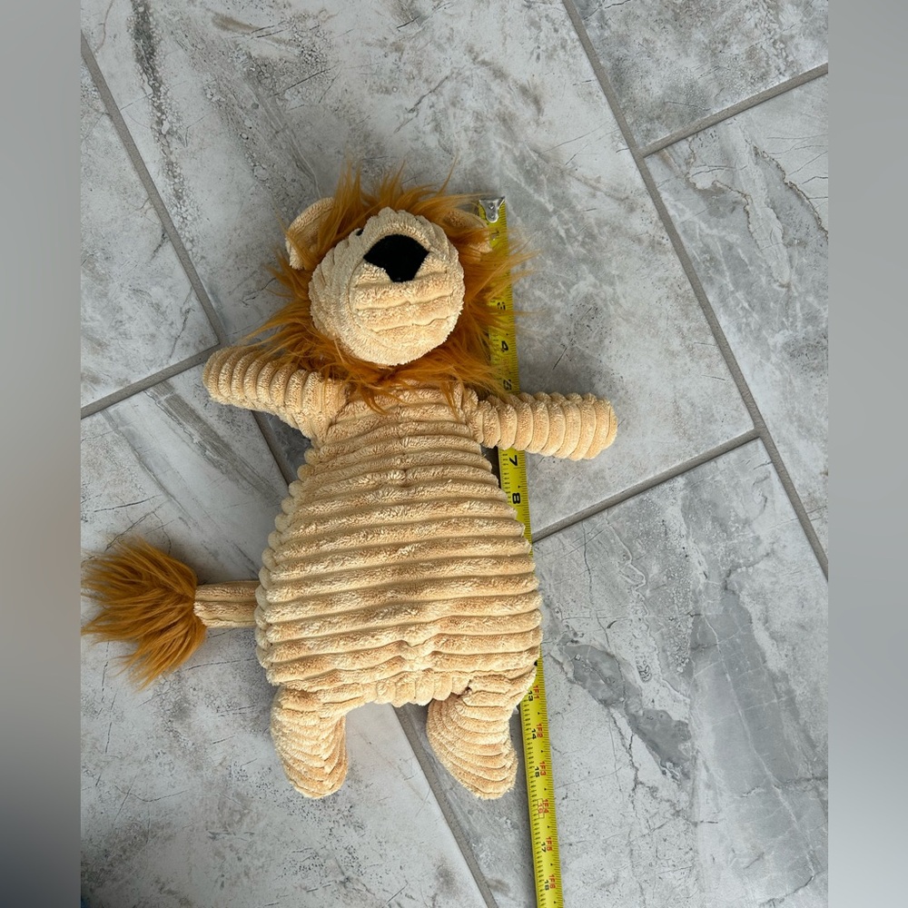 Jellycat London Cordy Roy Lion Golden Ribbed 15" Stuffed Plush Retired - Picture 6 of 6
